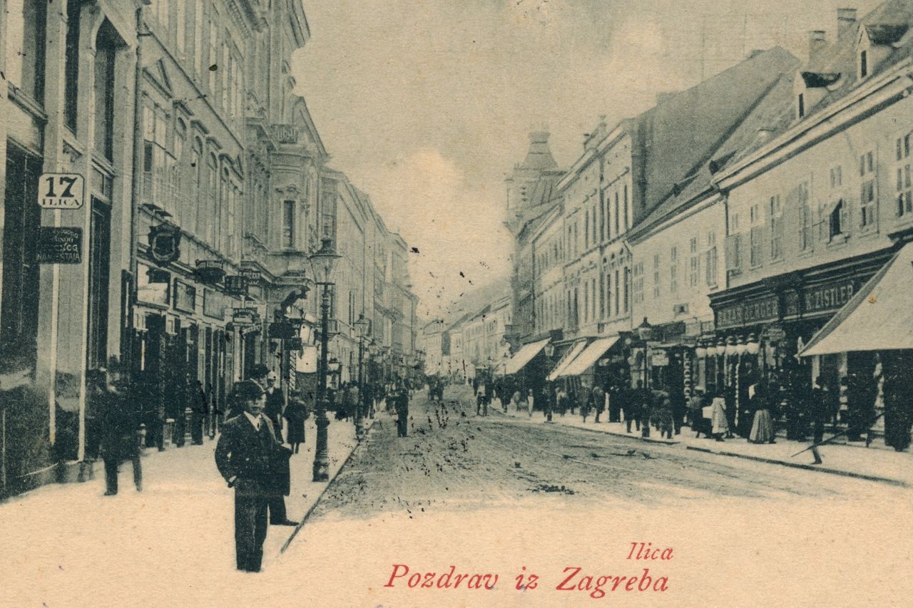 Ilica oko 1905. godine D